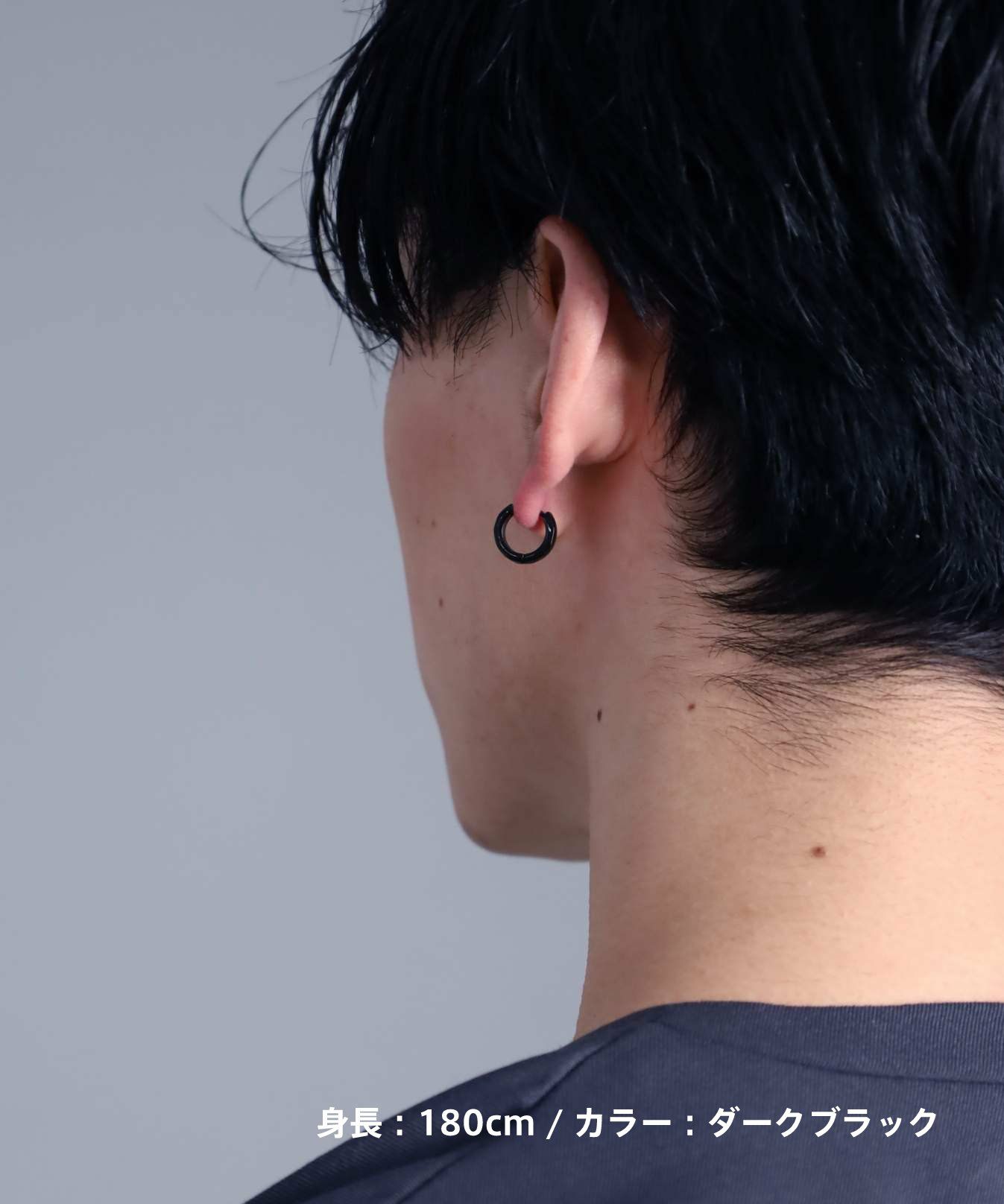 限定展開】“THE EDGE”カッティングフープピアス/サージカルステンレス 