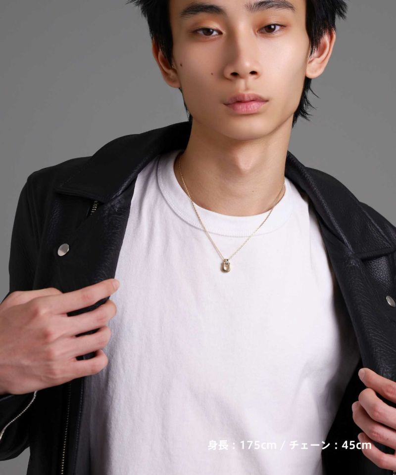 ラックホースシューネックレス/K10ゴールド