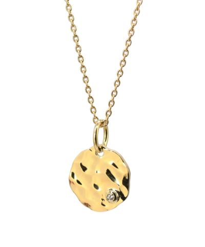 “HAWAIIAN”プルメリアコインネックレス/K18ゴールド