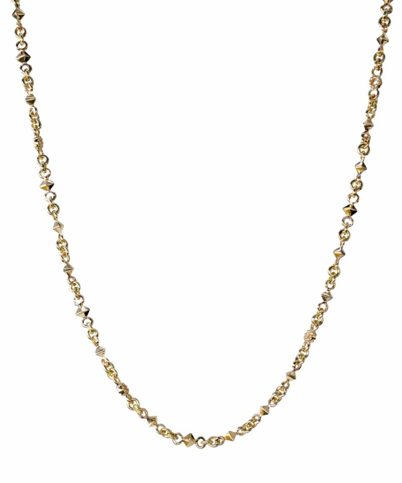 ピラミッドデザインチェーン/K10ゴールド