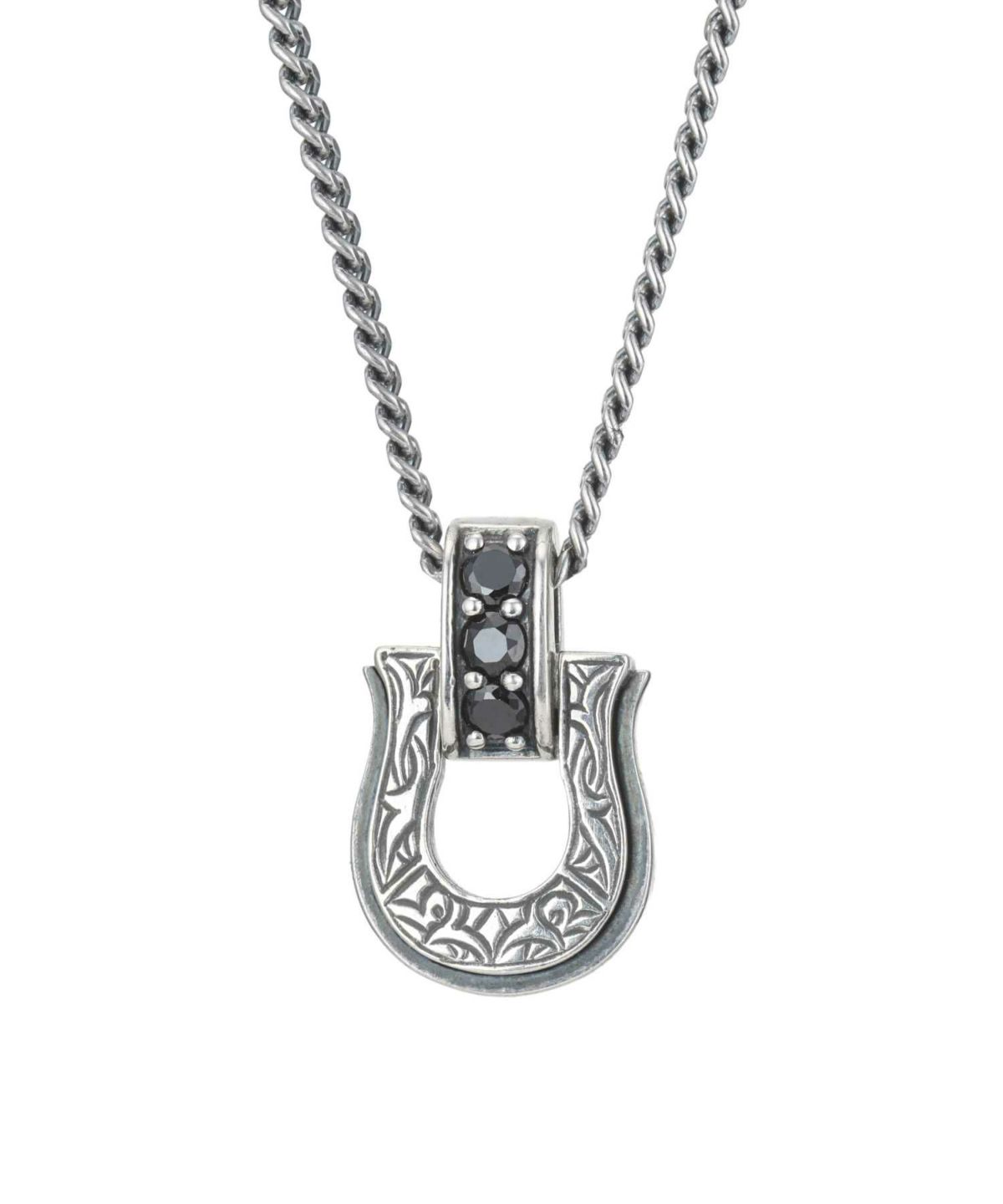 “LUCK”カービングネックレス/シルバー925