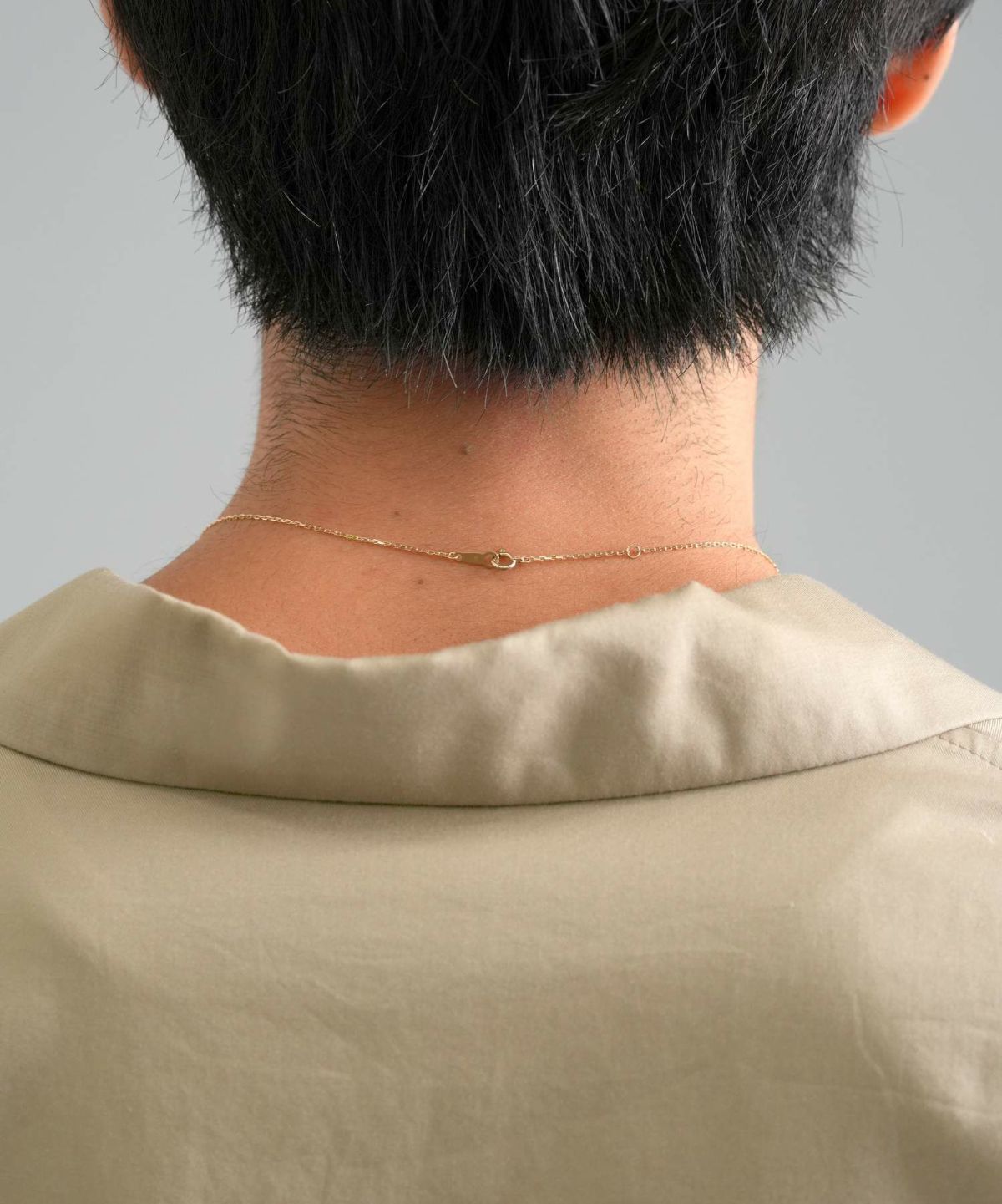 プレーンクロス プチネックレス/K10ゴールド（イエローゴールド・ホワイトゴールド）