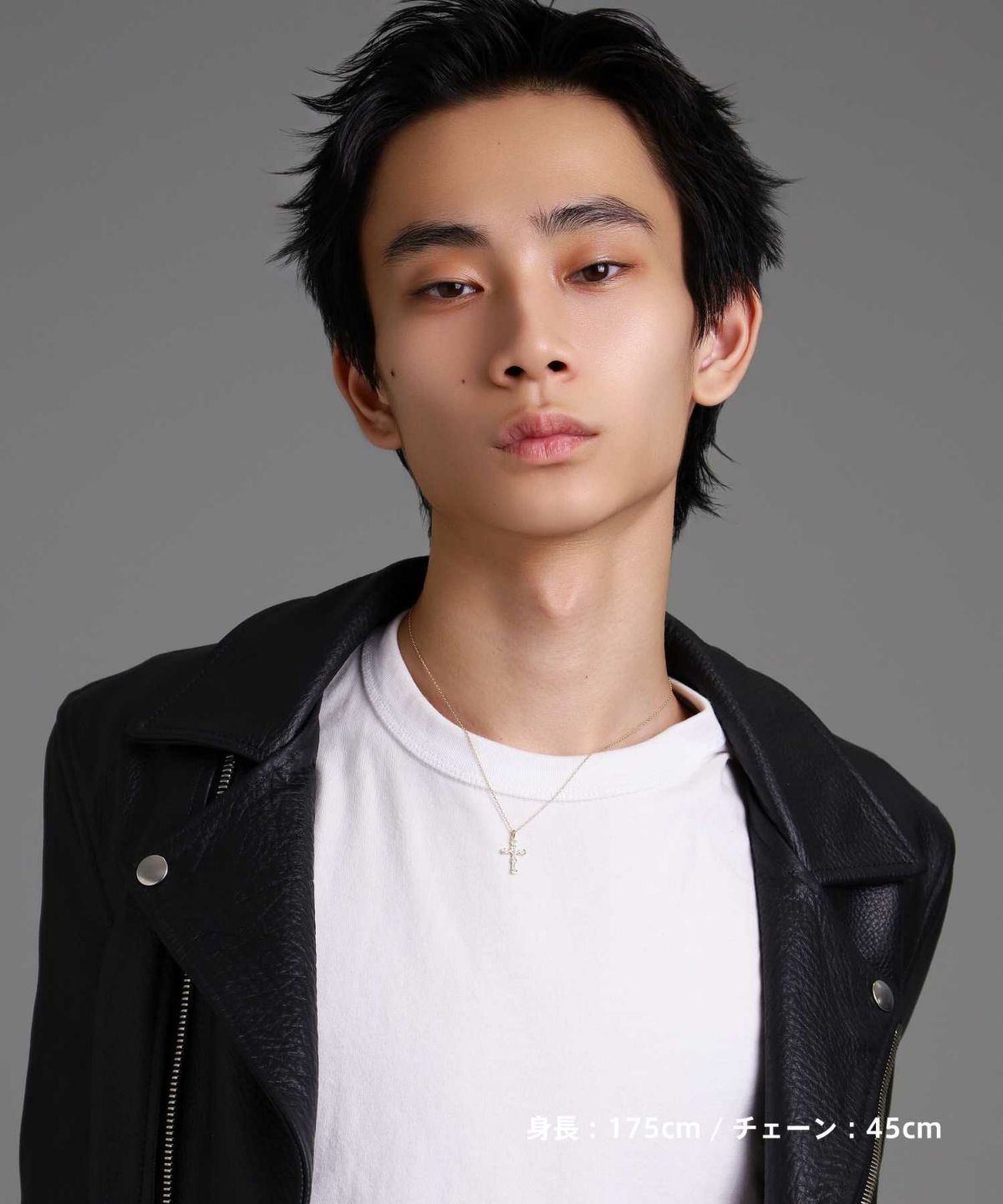 ヴィクトリアンクロスプチネックレス/K10ゴールド（イエローゴールド・ホワイトゴールド）