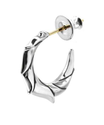 クラシックタテガミフープピアス/シルバー925