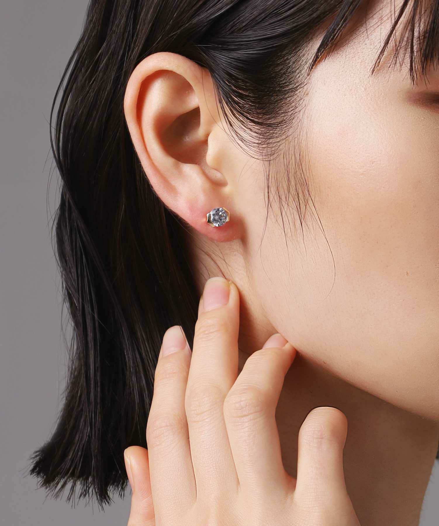 BASIC”ブリリアントカットピアス/K10ゴールド | LION HEART STORE
