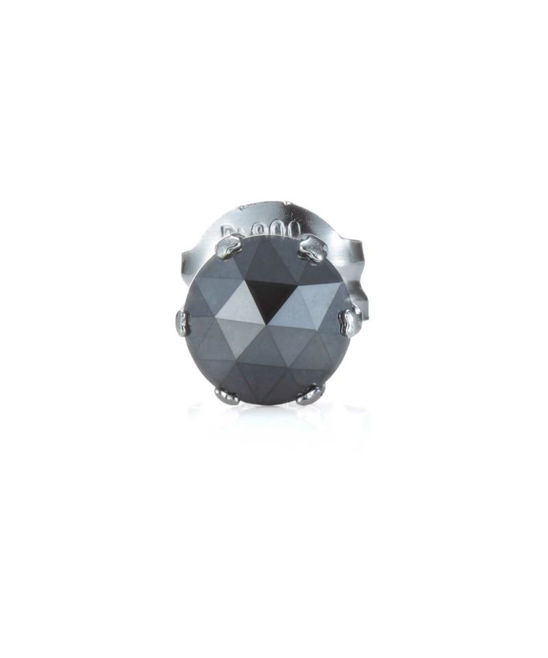 猫*郎様 M02157□1213LIONHEART Pt900ブラックダイヤ ピ Petite Modern”ブラックダイヤモンドピアス（Lサイズ/0.5CT