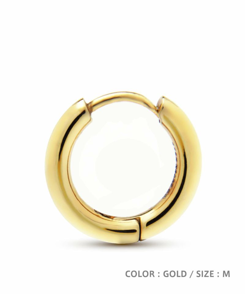 【WEB限定】プレーンフープピアス/サージカルステンレス316L（金属アレルギー対応）