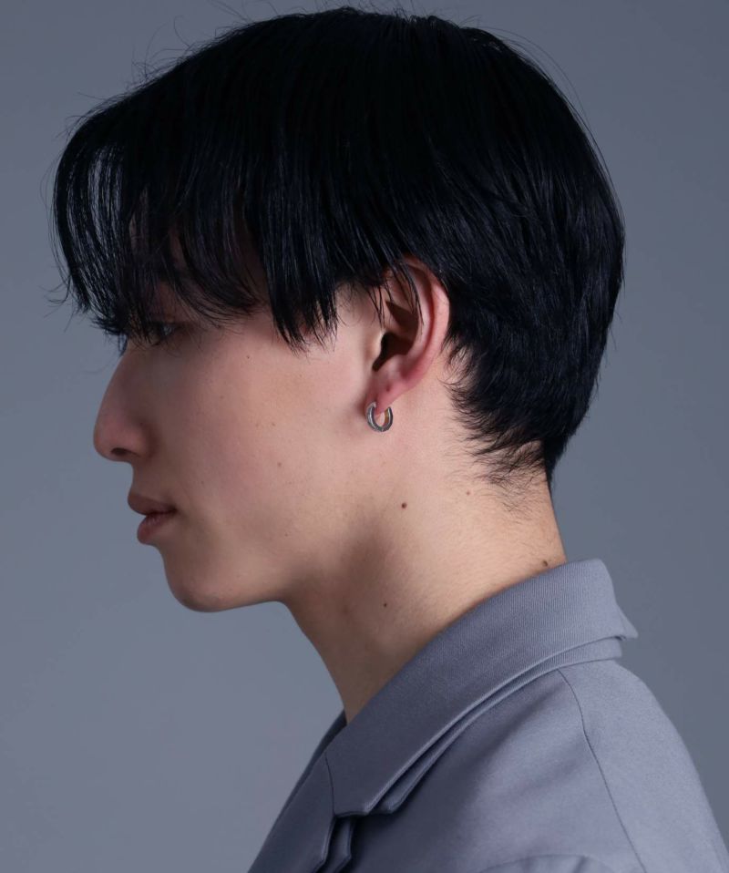 限定展開】“THE EDGE”カッティングフープピアス/シルバー