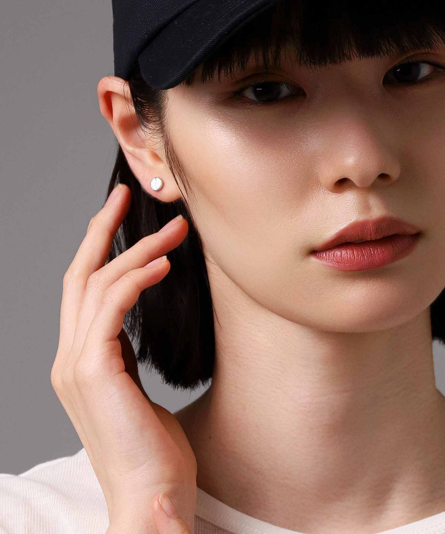 限定展開】“SAND”スタッズピアス（シルバー）/サージカルステンレス