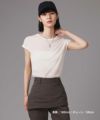 【WEB限定】トライネックレス/サンドプレート/サージカルステンレス（シルバー・ブラック）