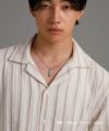 【WEB限定】トライネックレス/スピニンググロウ/サージカルステンレス（シルバー・ブラック）