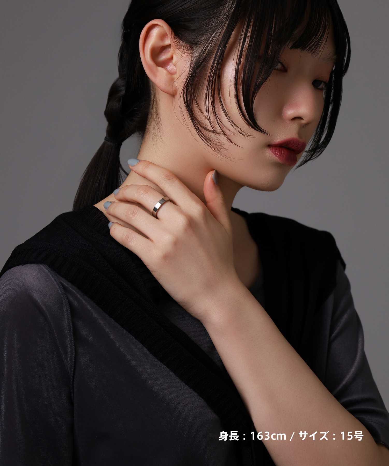 【限定展開】デュオリング/艶美（エンビ）/サージカルステンレス（シルバー・ブラック）