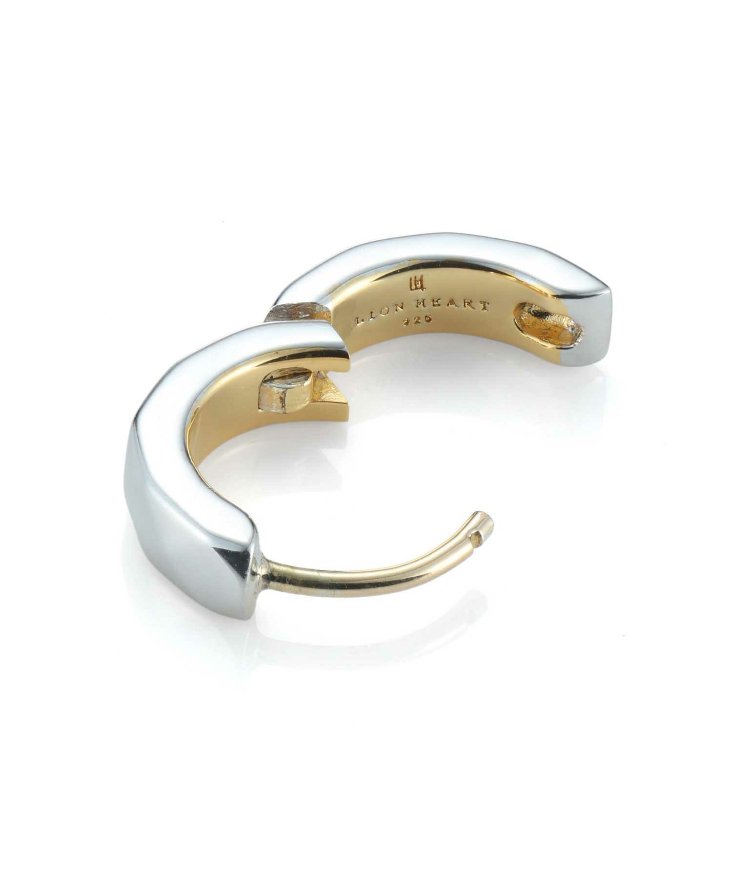 カッティングフープピアス/シルバー925