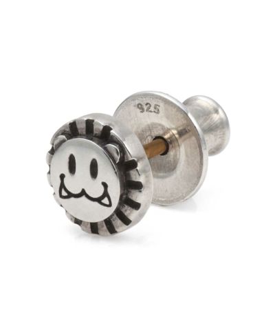 “LEO”スタッズピアス(smile)/シルバー925