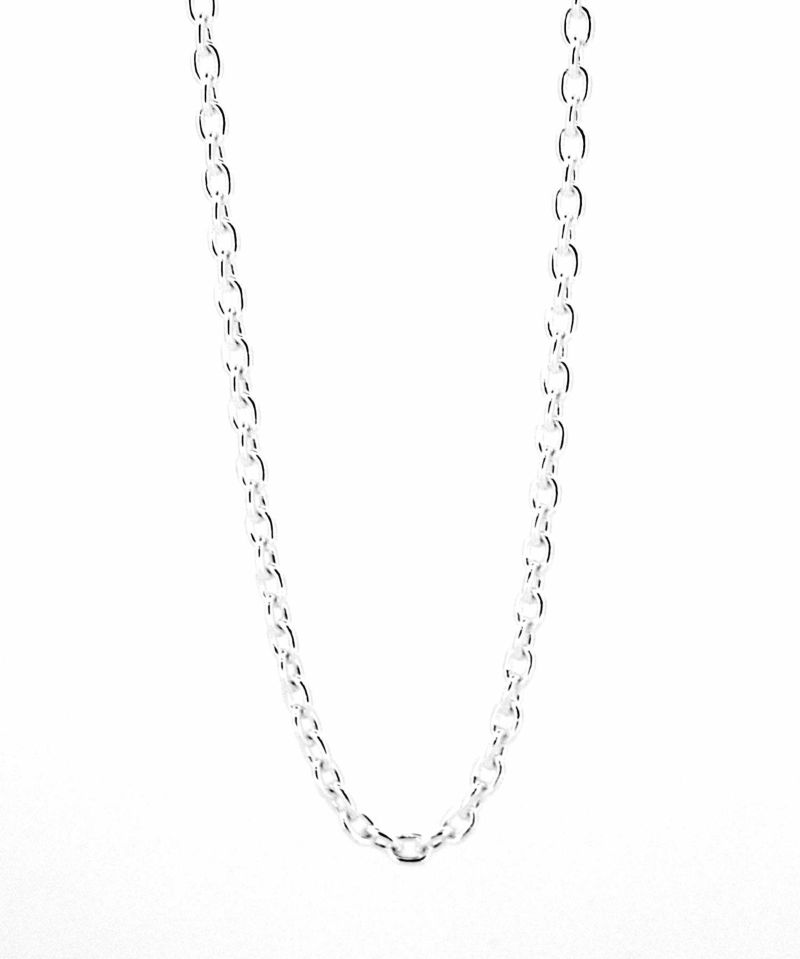 ミディアムシルバーチェーンネックレス/アズキ/シルバー925 | LION