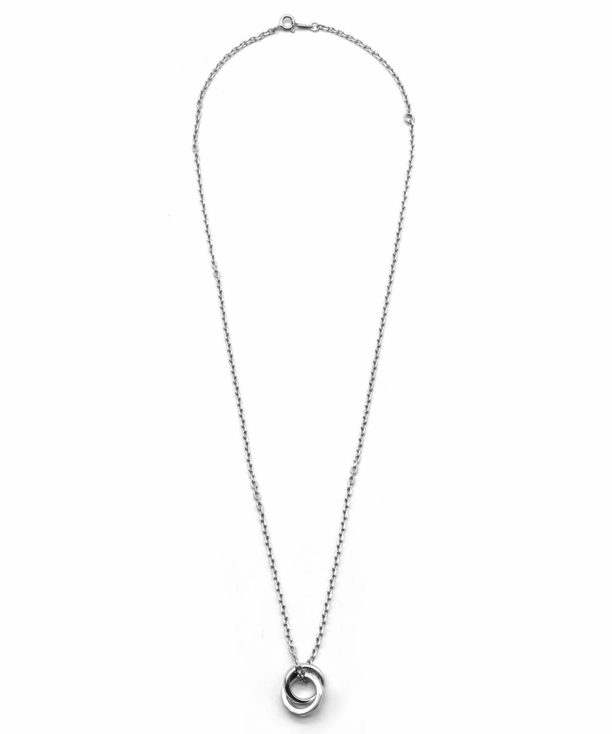 クランネックレス/シルバー925（シルバー・ブラック）