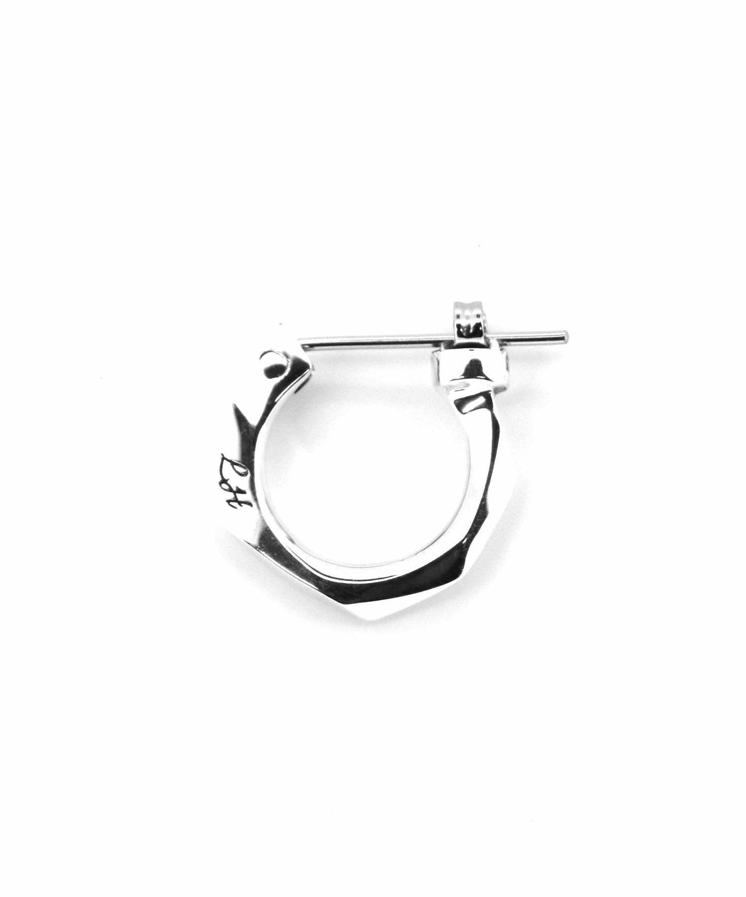 新品タグ袋付 ライオンハート クロッシングピアス マイレリーフ エング