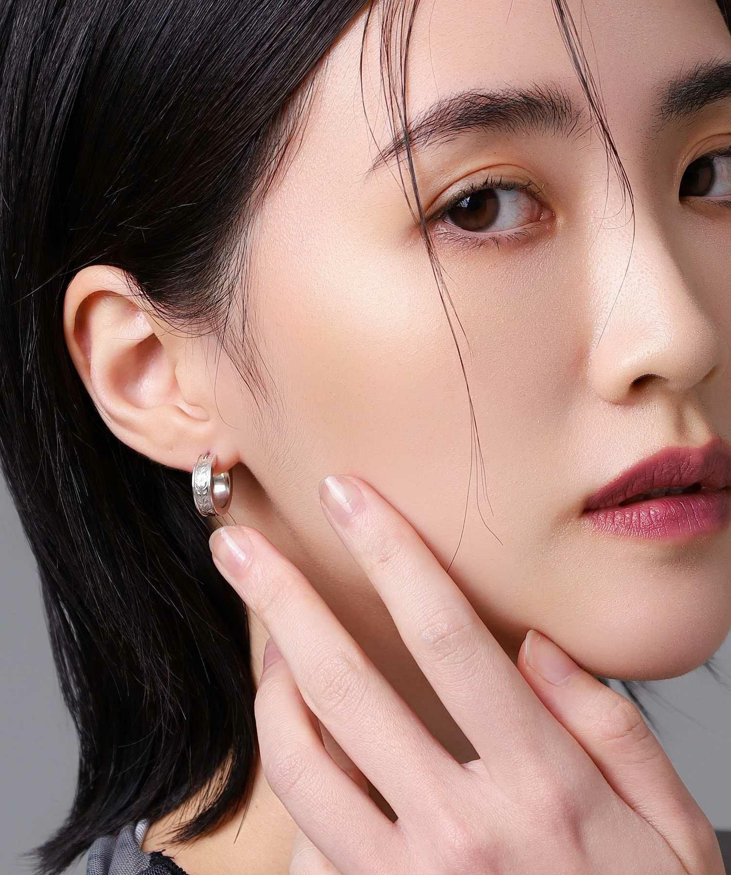 クロッシングピアス/マイレリーフ/シルバー925 | LION HEART STORE