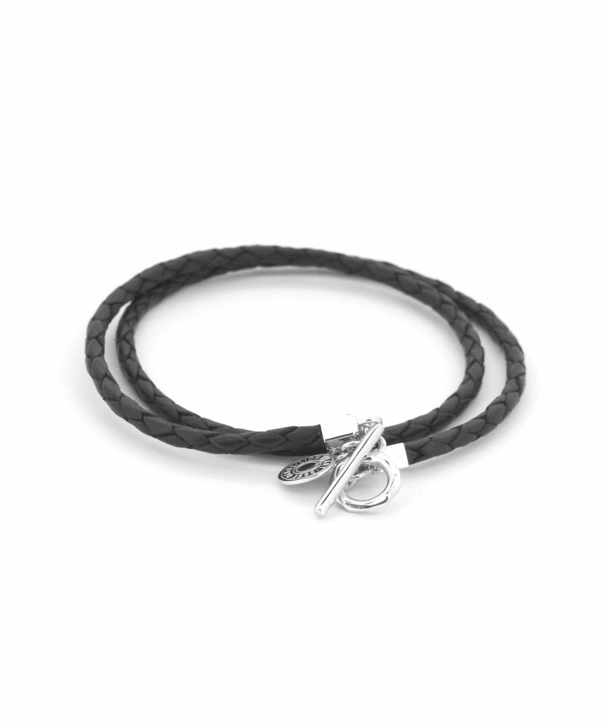 リファインドレザーダブルブレスレット/シルバー925