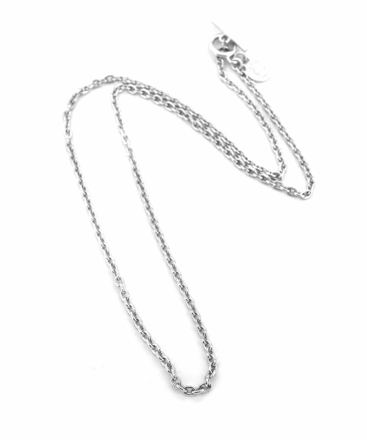 リファインドチェーンネックレス/0.3アズキ/シルバー925