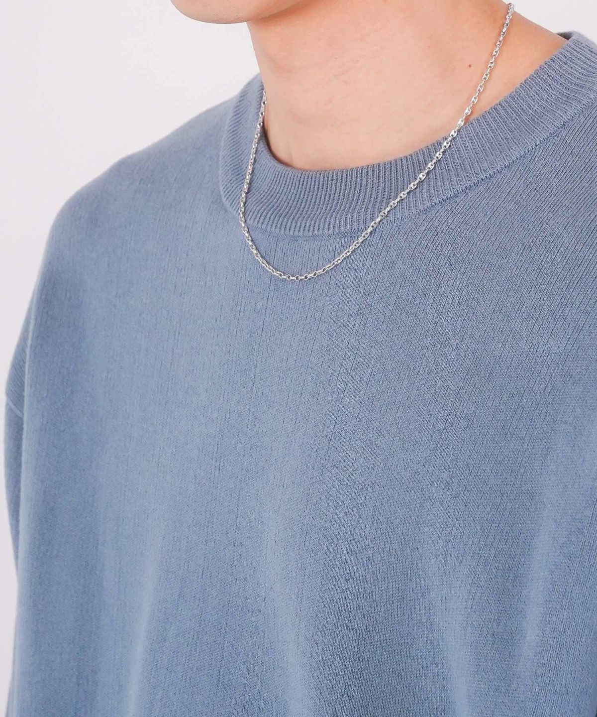 リファインドチェーンネックレス/マリン/シルバー925