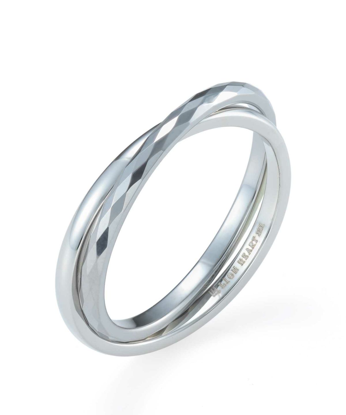 【限定展開】“LH-1”カッティングデュアルリング/サージカルステンレス＆タングステン（金属アレルギー対応）