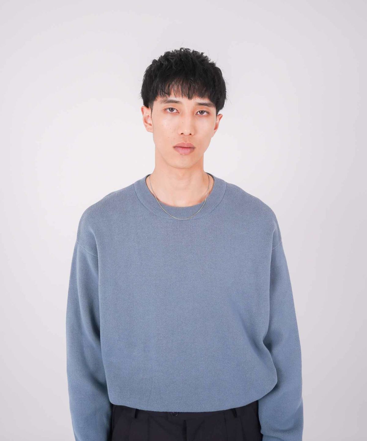 ドロップドフラグメントチェーンネックレス/シルバー925