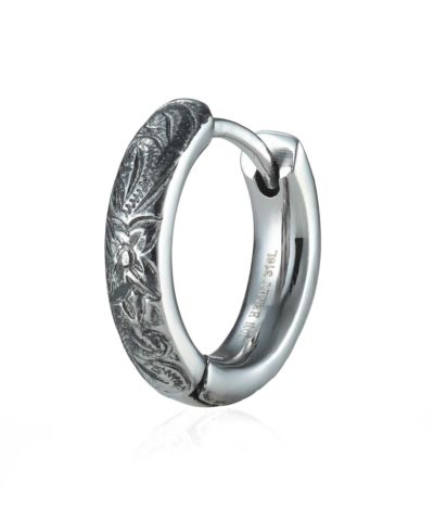 【限定展開】“HAWAIIAN”甲丸フープピアス（シルバー）/サージカルステンレス（金属アレルギー対応）