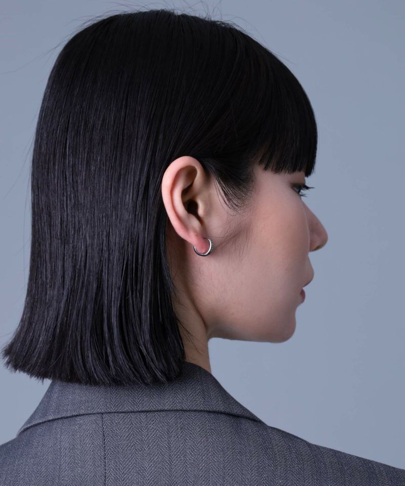 shaesbyシルバー ハンマードリーフ型ピアス シルバーピアス（リトルミイ＆リーフ）MLPSL0002＜取り寄せ品