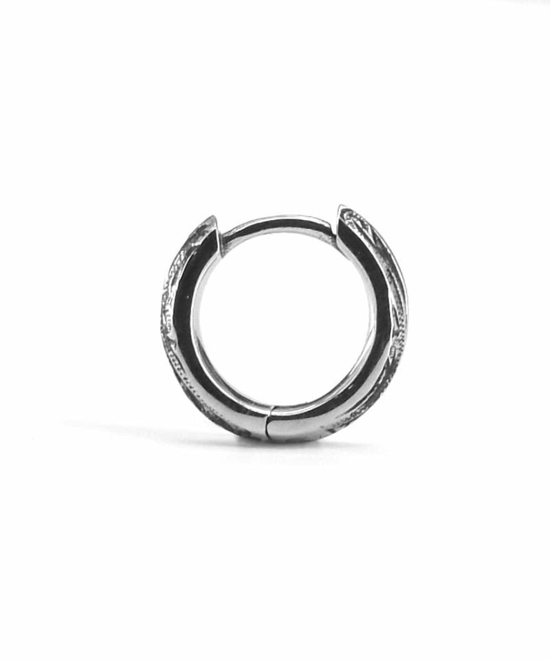 【限定展開】ハワイアンフープピアス/剣腕/サージカルステンレスサージカルステンレス316L（金属アレルギー対応）