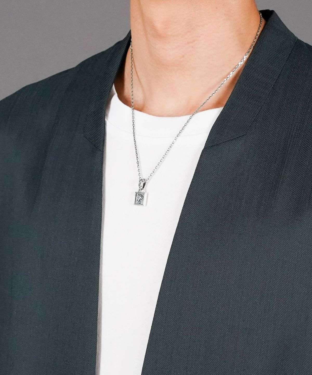 フレームドハウルネックレス/シルバー925