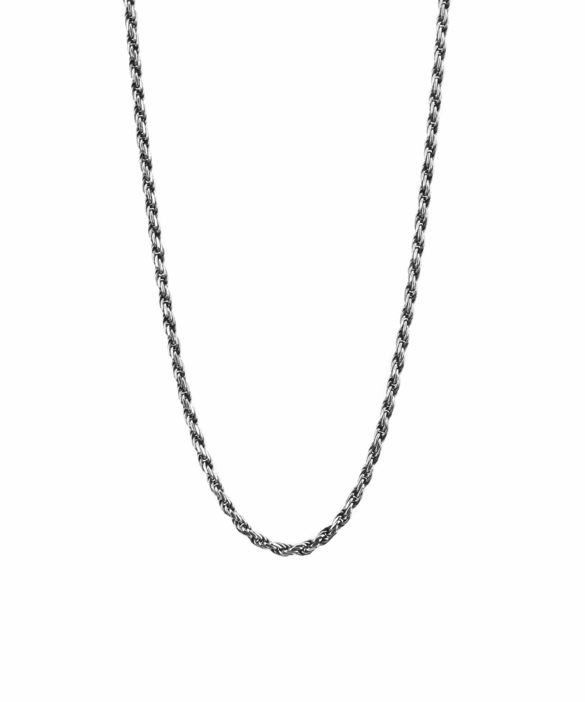 スモールシルバーチェーンネックレス/ロープ/シルバー925