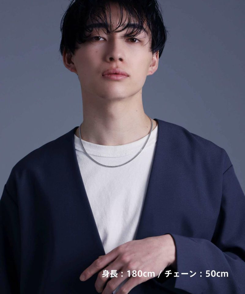 BASIC”ラージシルバーチェーンネックレス/喜平/シルバー925 BASIC”ラージシルバーチェーンネックレス/喜平/シルバー925