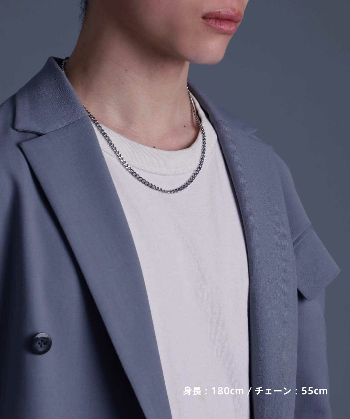 【WEB限定】スレンダリーチェーンネックレス/キヘイ/サージカルステンレス