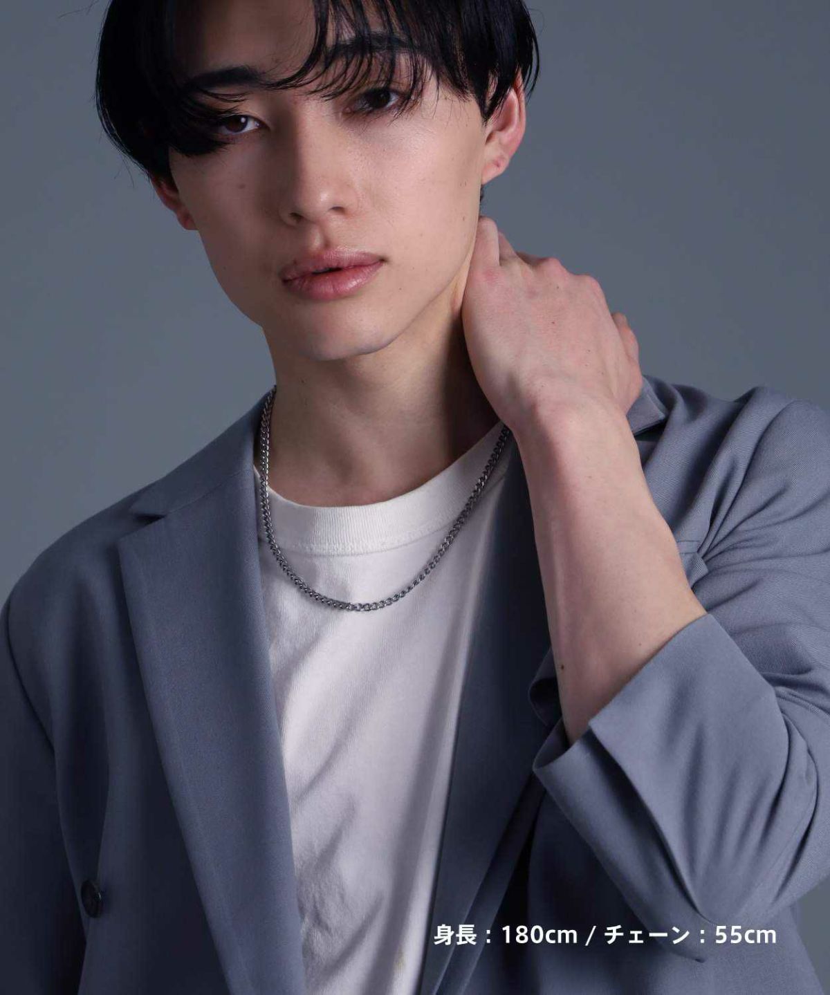 【WEB限定】スレンダリーチェーンネックレス/キヘイ/サージカルステンレス