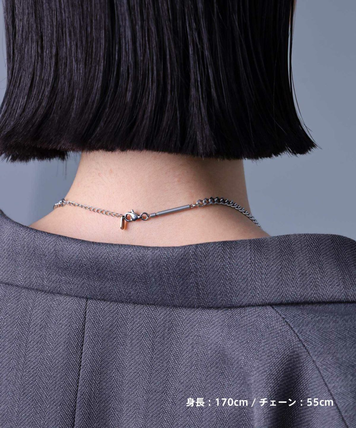 【WEB限定】スレンダリーチェーンネックレス/キヘイ/サージカルステンレス