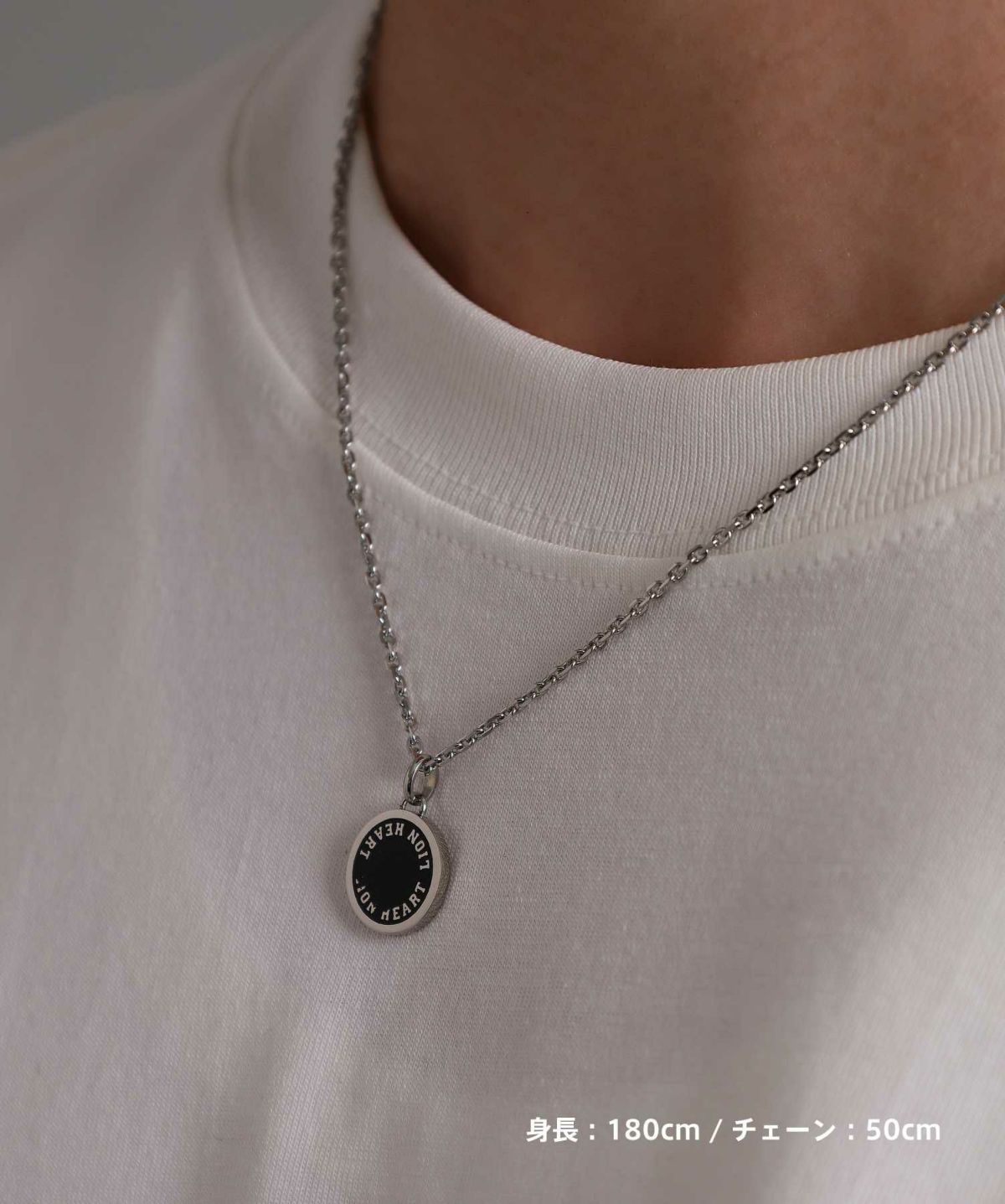 【WEB限定】サークルコインネックレス/サージカルステンレス