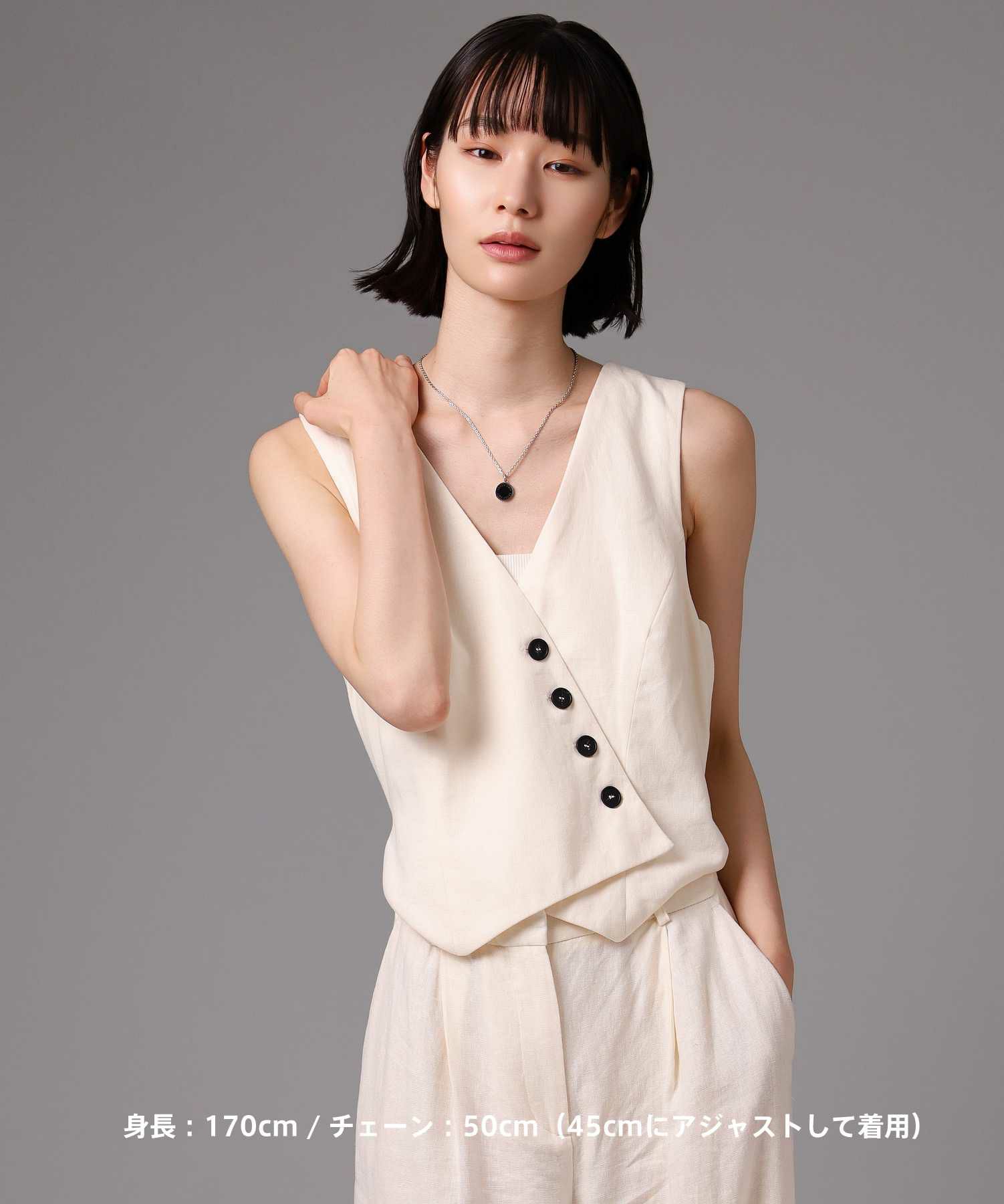 限定展開】“LH-1”サークルコインネックレス/サージカルステンレス