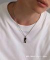 【WEB限定】スラッシュラインネックレス/サージカルステンレス