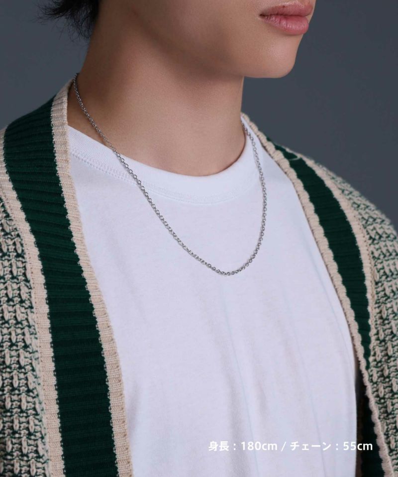 【WEB限定】コンフォートチェーンネックレス/アズキ/サージカルステンレス