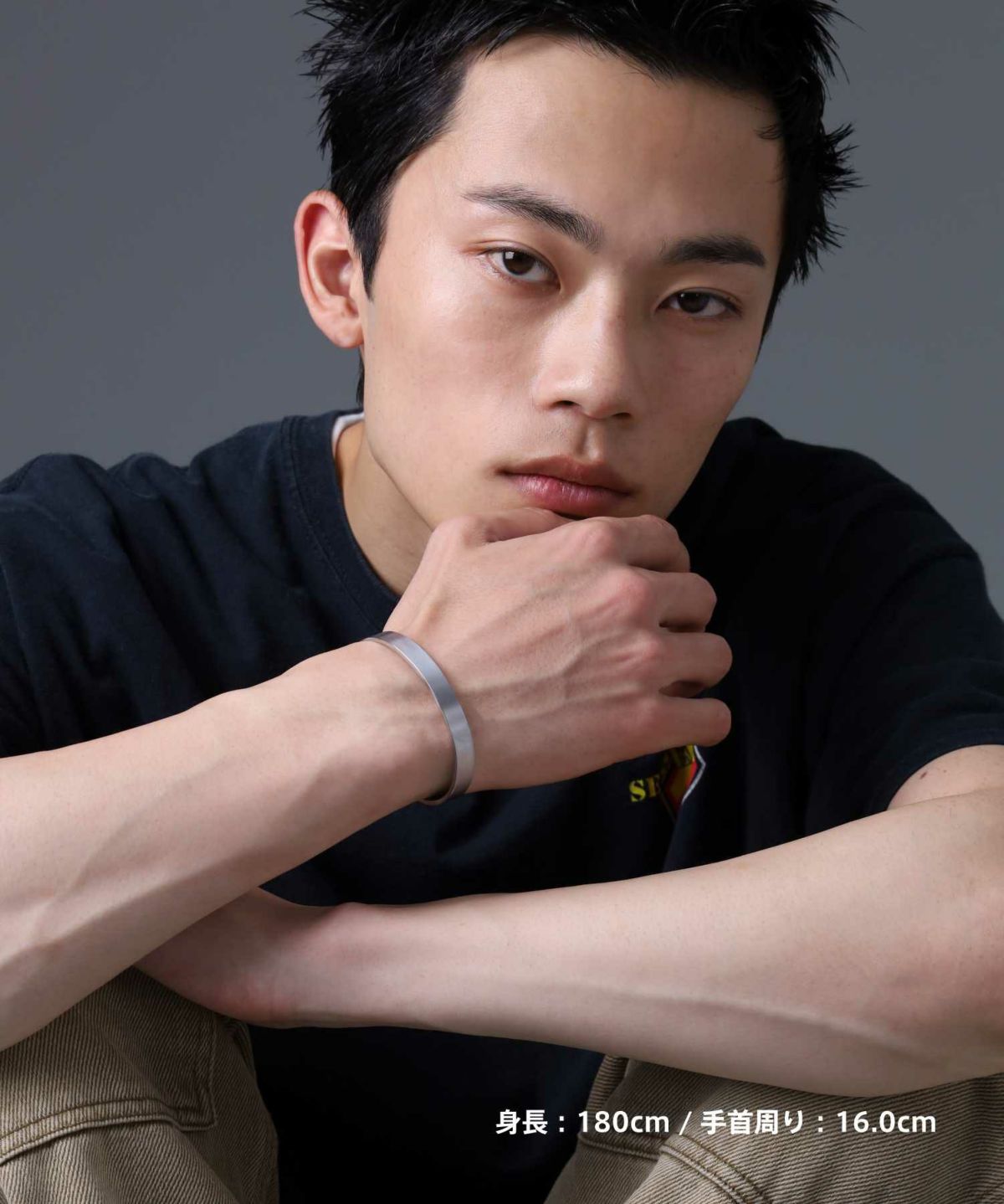 【WEB限定】ワイドストレートバングル/サージカルステンレス