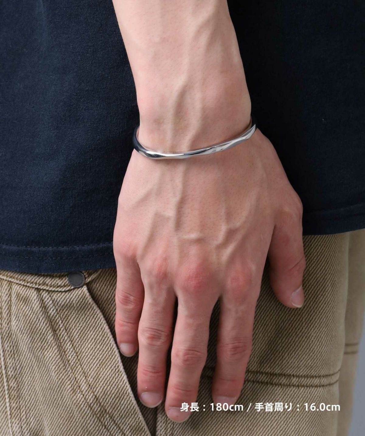 【WEB限定】ニュアンスバングル/サージカルステンレス