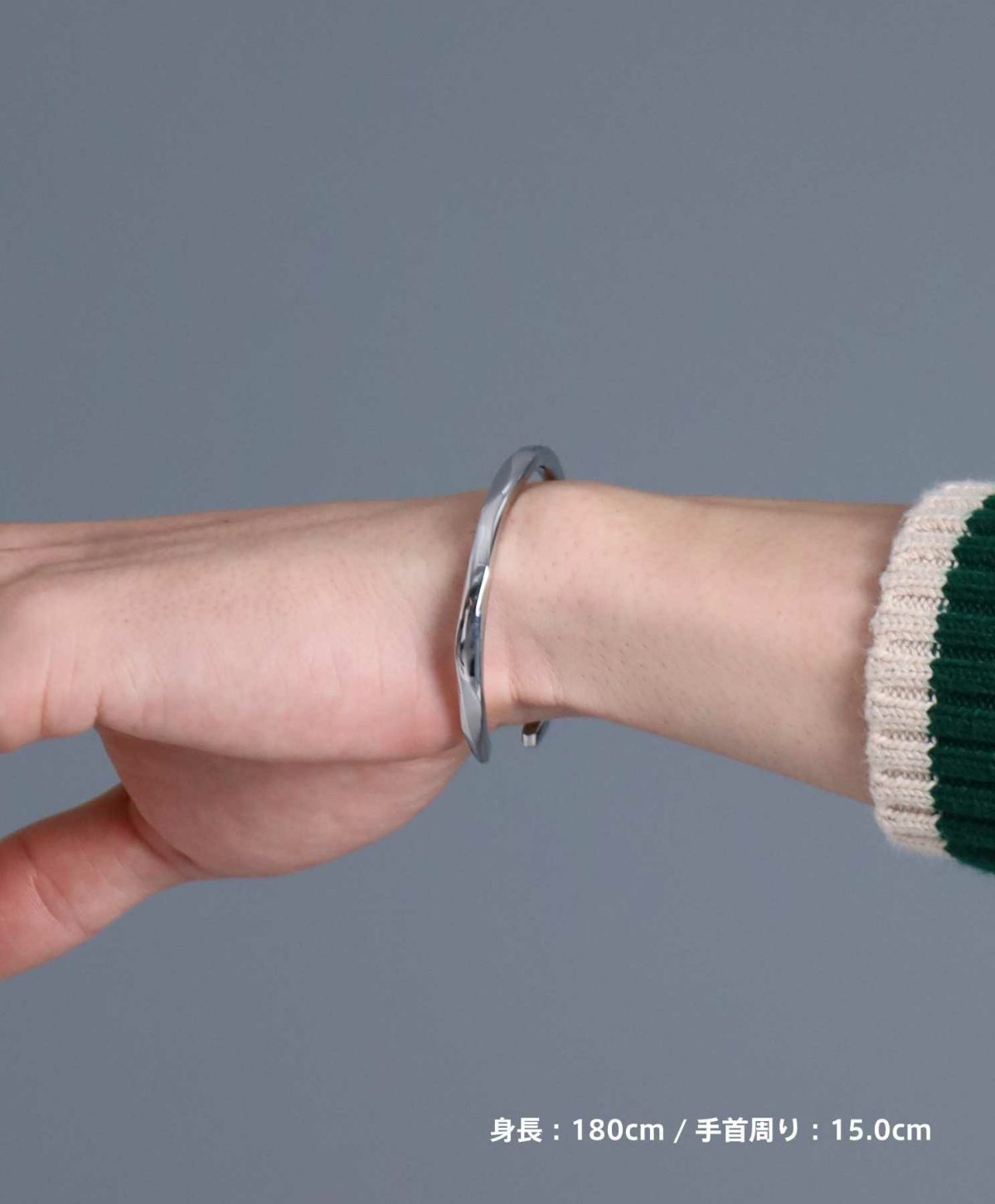 【WEB限定】ニュアンスバングル/サージカルステンレス