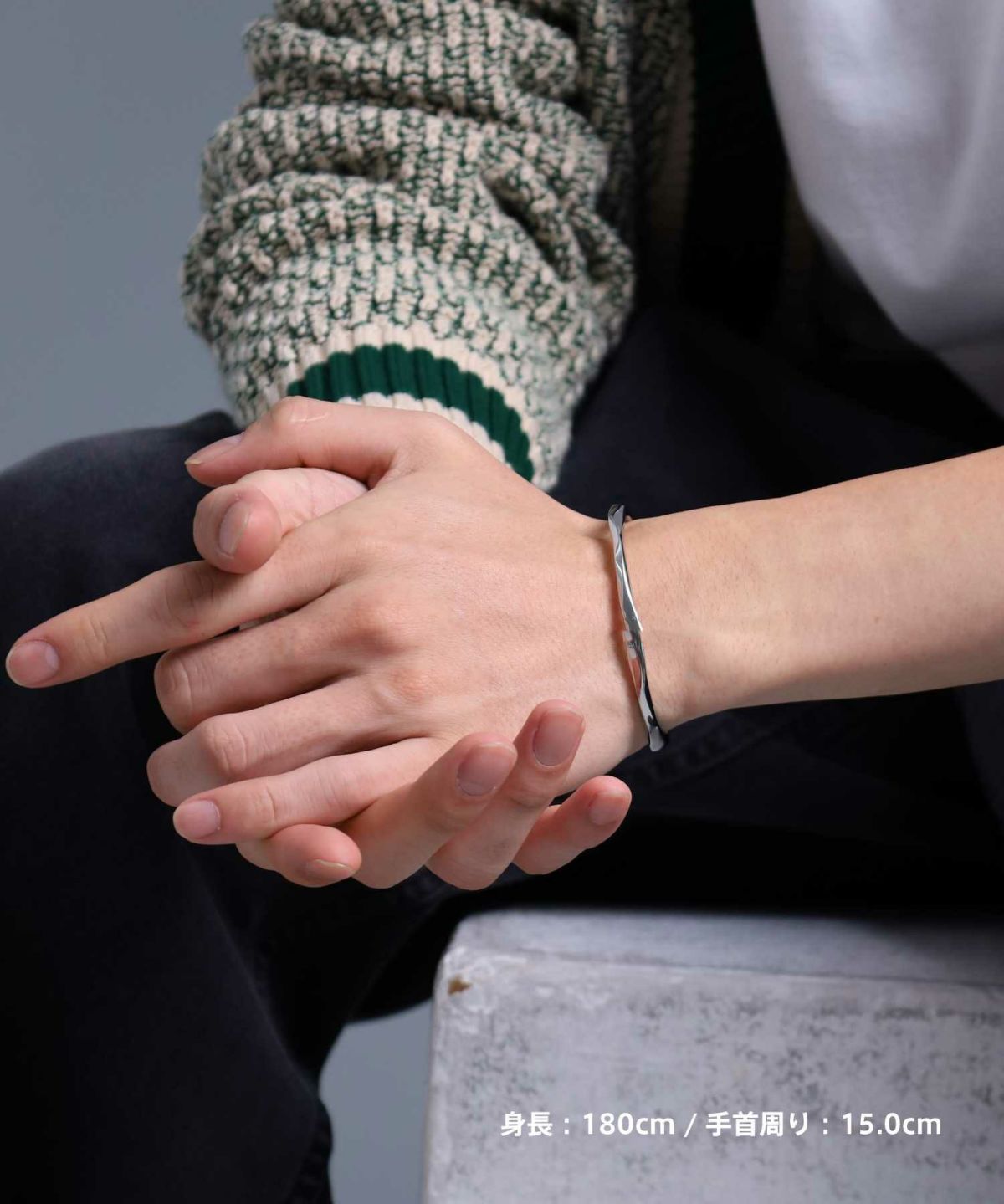 【WEB限定】ニュアンスバングル/サージカルステンレス