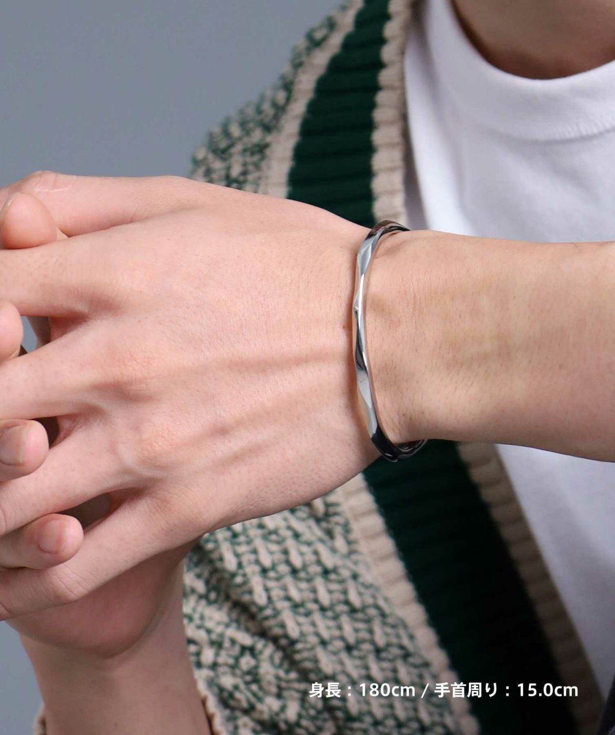 【WEB限定】ニュアンスバングル/サージカルステンレス
