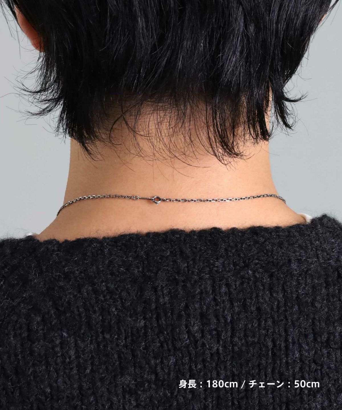 タテガミダブルリングネックレス/シルバー925