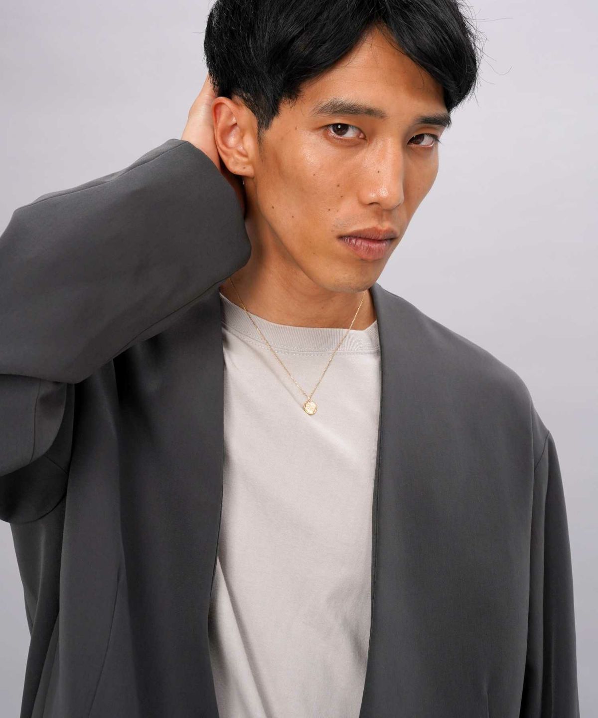 クレストプチネックレス/K10ゴールド