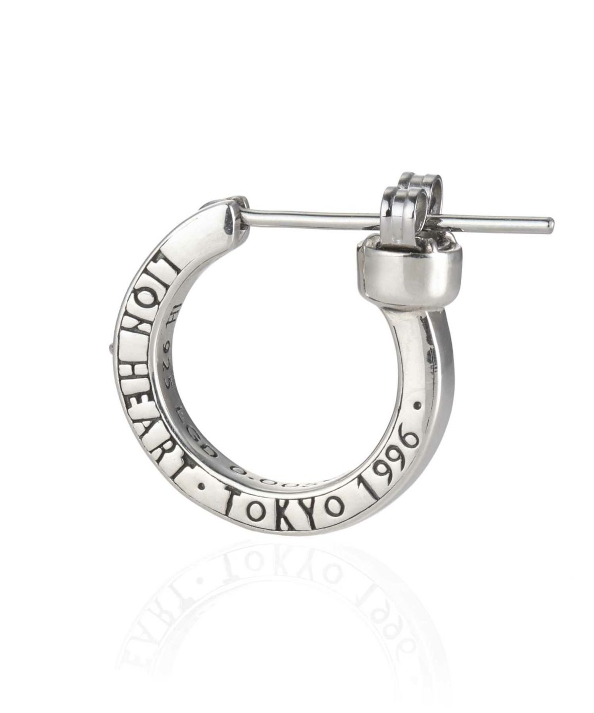 クロッシングピアス/ELプレーンフープ/S SIZE/シルバー925
