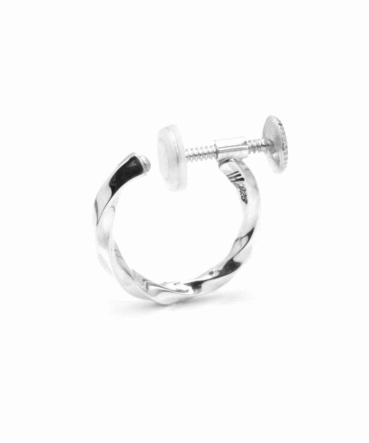 シルバーイヤリング/ツイスト/シルバー925