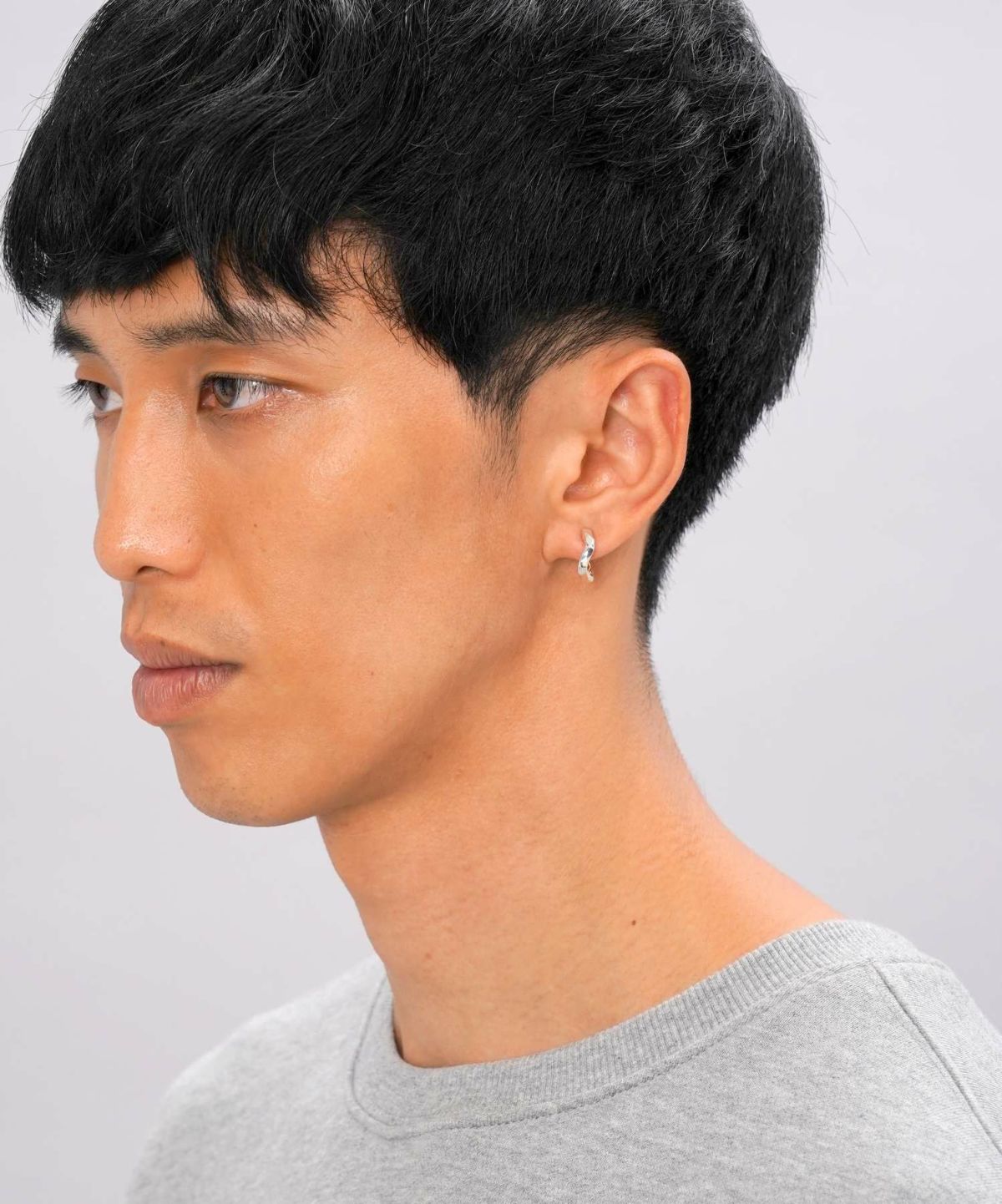 シルバーイヤリング/ウェーブシークレットヘリテイジ/シルバー925